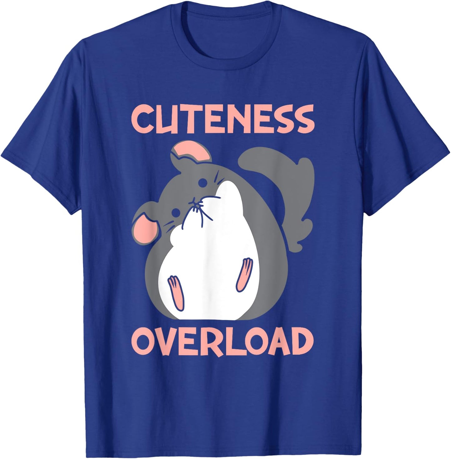 Cuteness Overload | Pet Rodent | Cute Chinchilla Lover T-Shirt - T-Shirt | Royal