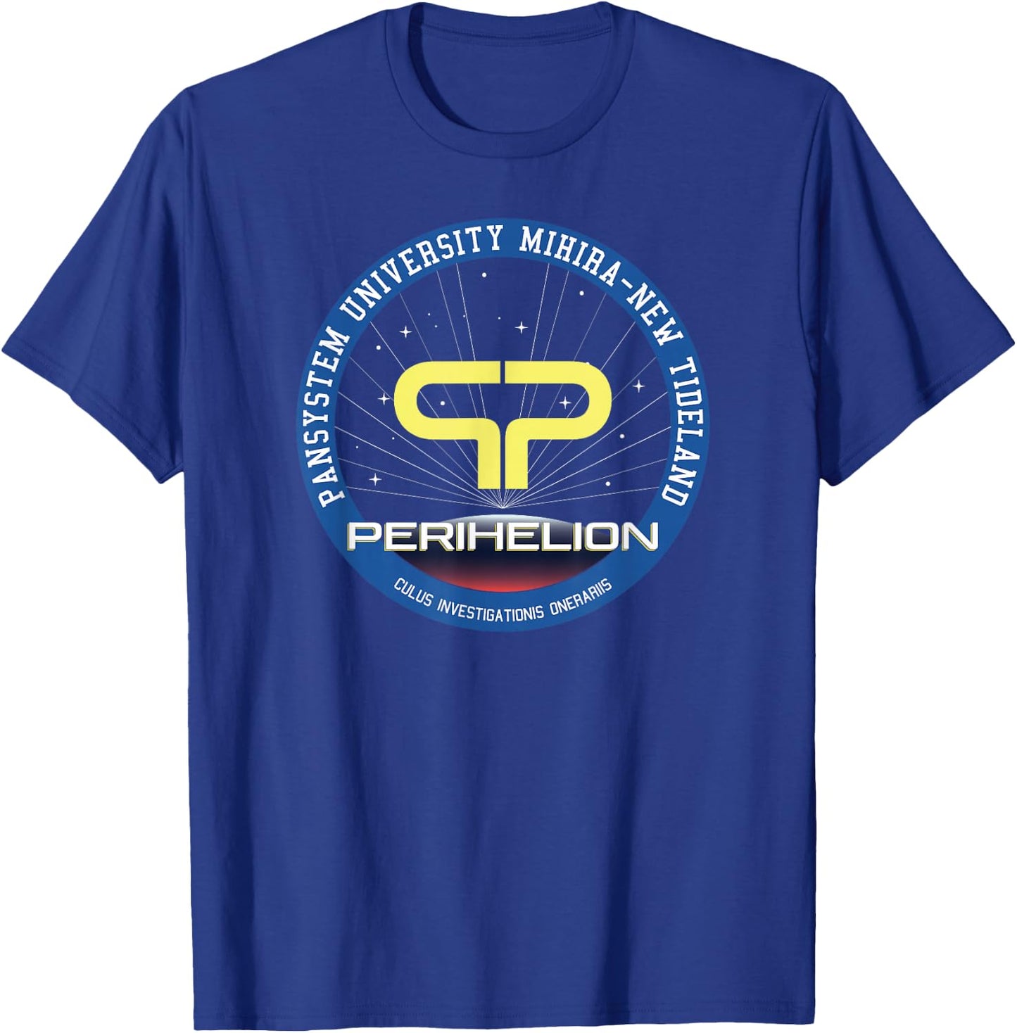 Perihelion Crew Patch T-Shirt - T-Shirt | Royal
