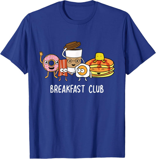 Breakfast Club Cute Kawaii Bfast Club Parody Funny Food Pun T-Shirt - T-Shirt | Royal