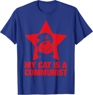 My Cat Is A Communist Women T-Shirt - T-Shirt | Royal