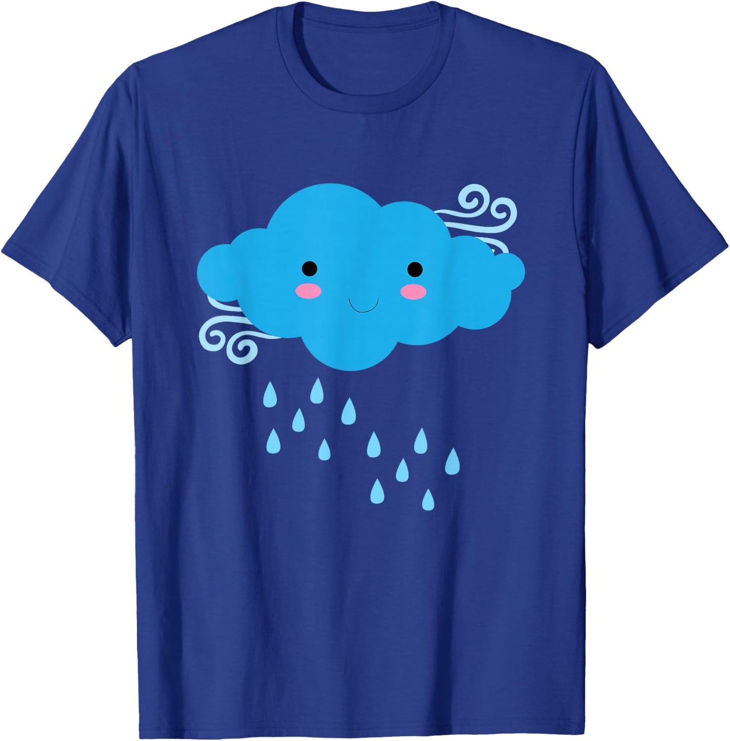 Cloud Rain Sky Nature Clouding IT Computing Funny T-Shirt - T-Shirt | Royal
