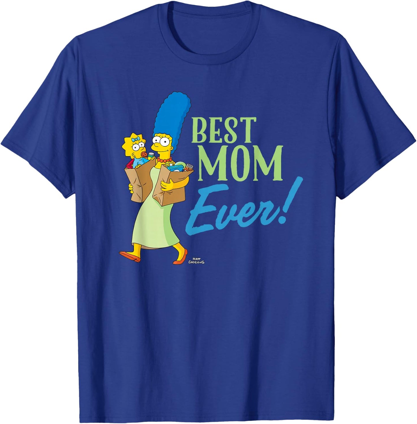 The Simpsons Marge Simpson Best Mom Ever T-Shirt - T-Shirt | Royal