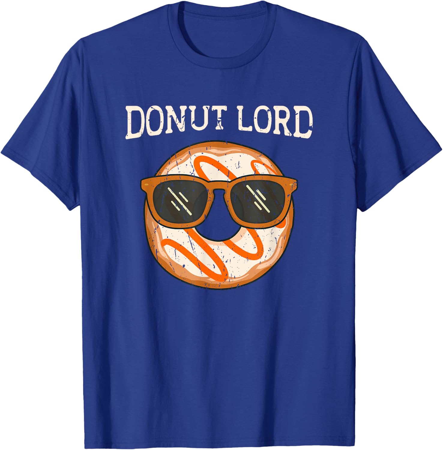 Donut Lord Pretzel Lady - Colorful Baker Donut Lovers T-Shirt - T-Shirt | Royal
