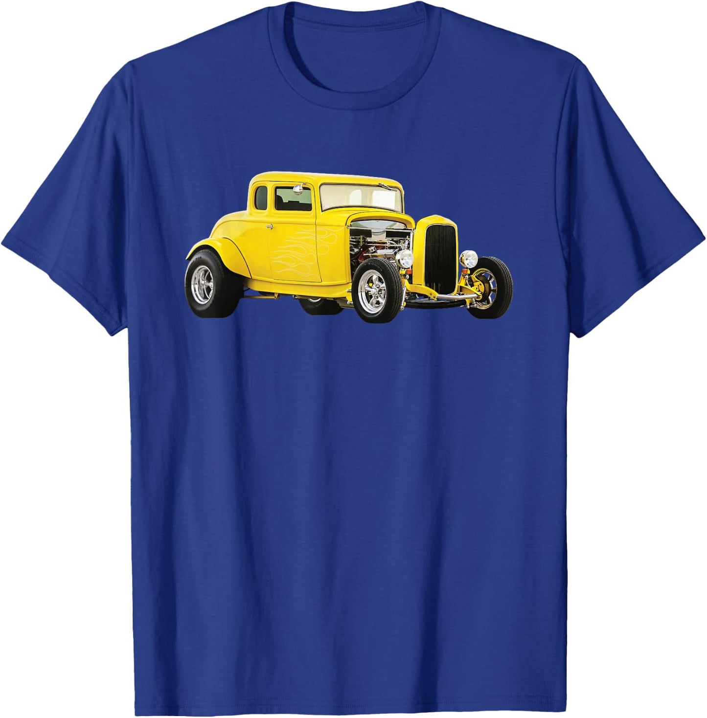 Hot Rod Car Retro Vintage Race Hotrod Classic Racer 1930 T-Shirt - T-Shirt | Royal