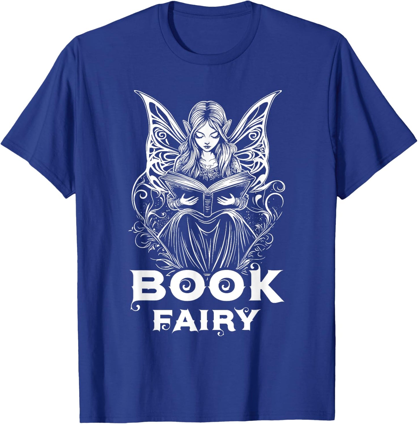 Book Fairy Fantasy Bookish Literature Fairycore T-Shirt - T-Shirt | Royal
