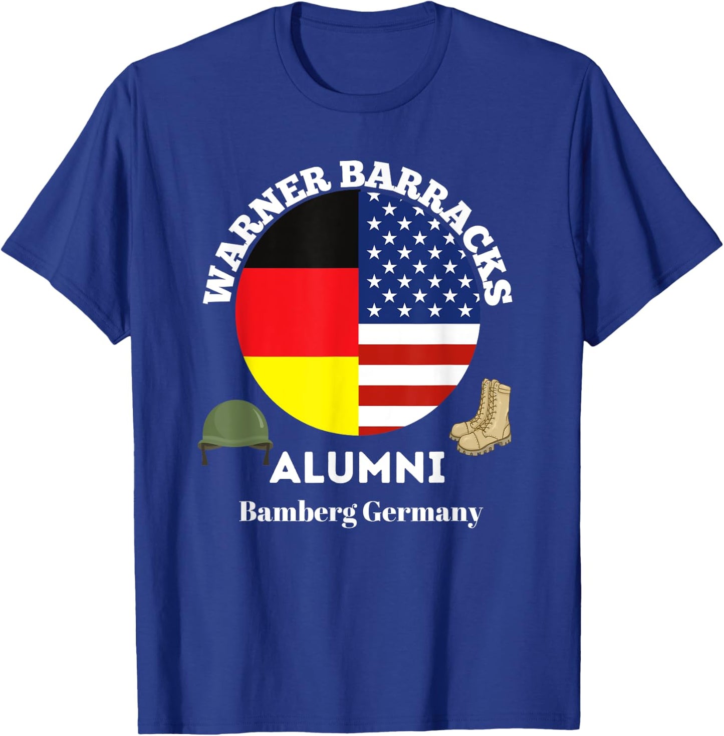Warner Barracks Alumni Bamberg Germany T-Shirt - T-Shirt | Royal