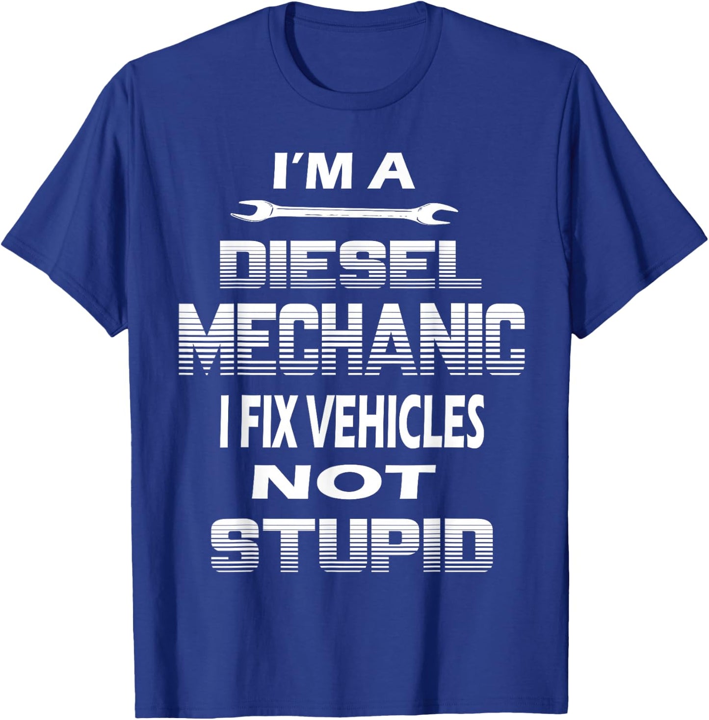 Diesel Mechanics Uniform T Shirt Diesel Tech Shirt T-Shirt - T-Shirt | Royal