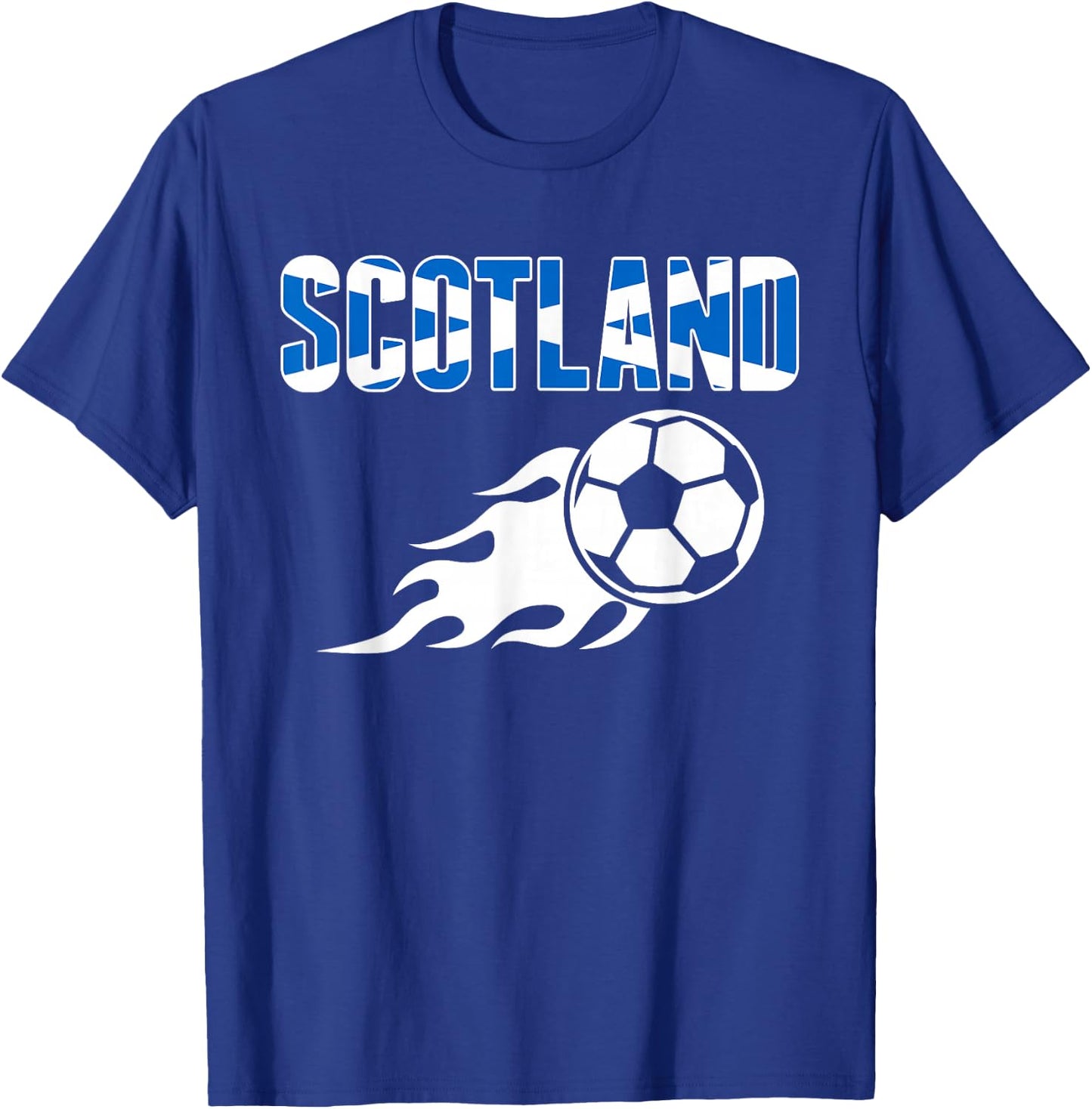 Scotland Soccer Fans Jersey - Scottish Flag Football Lovers T-Shirt - T-Shirt | Royal