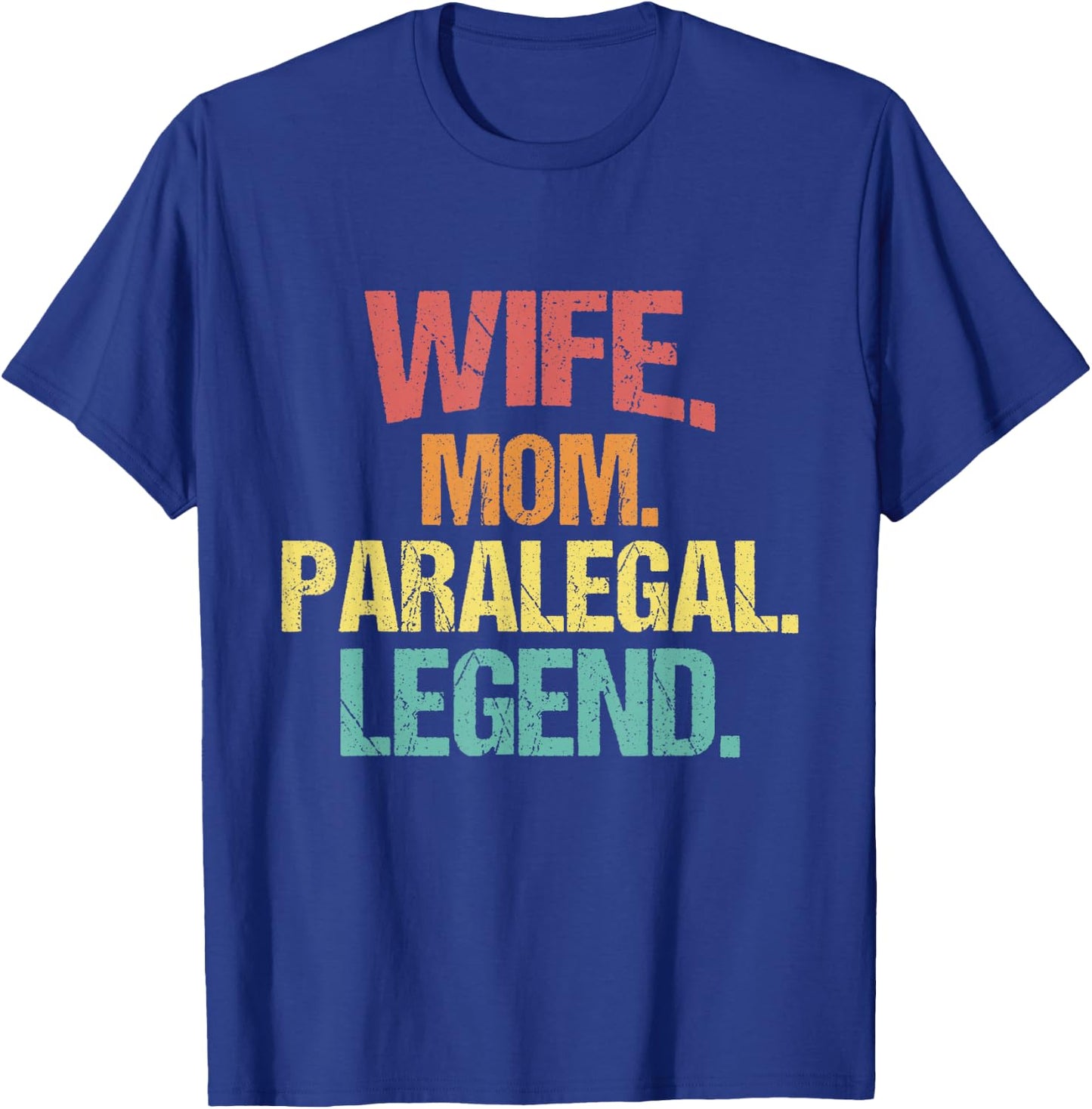 Paralegal Mom - Attorney Assistant Law Office Justice T-Shirt - T-Shirt | Royal