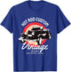 Hot Rod Vintage Classic Car USA Auto Motorsport Retro Garage T-Shirt - T-Shirt | Royal