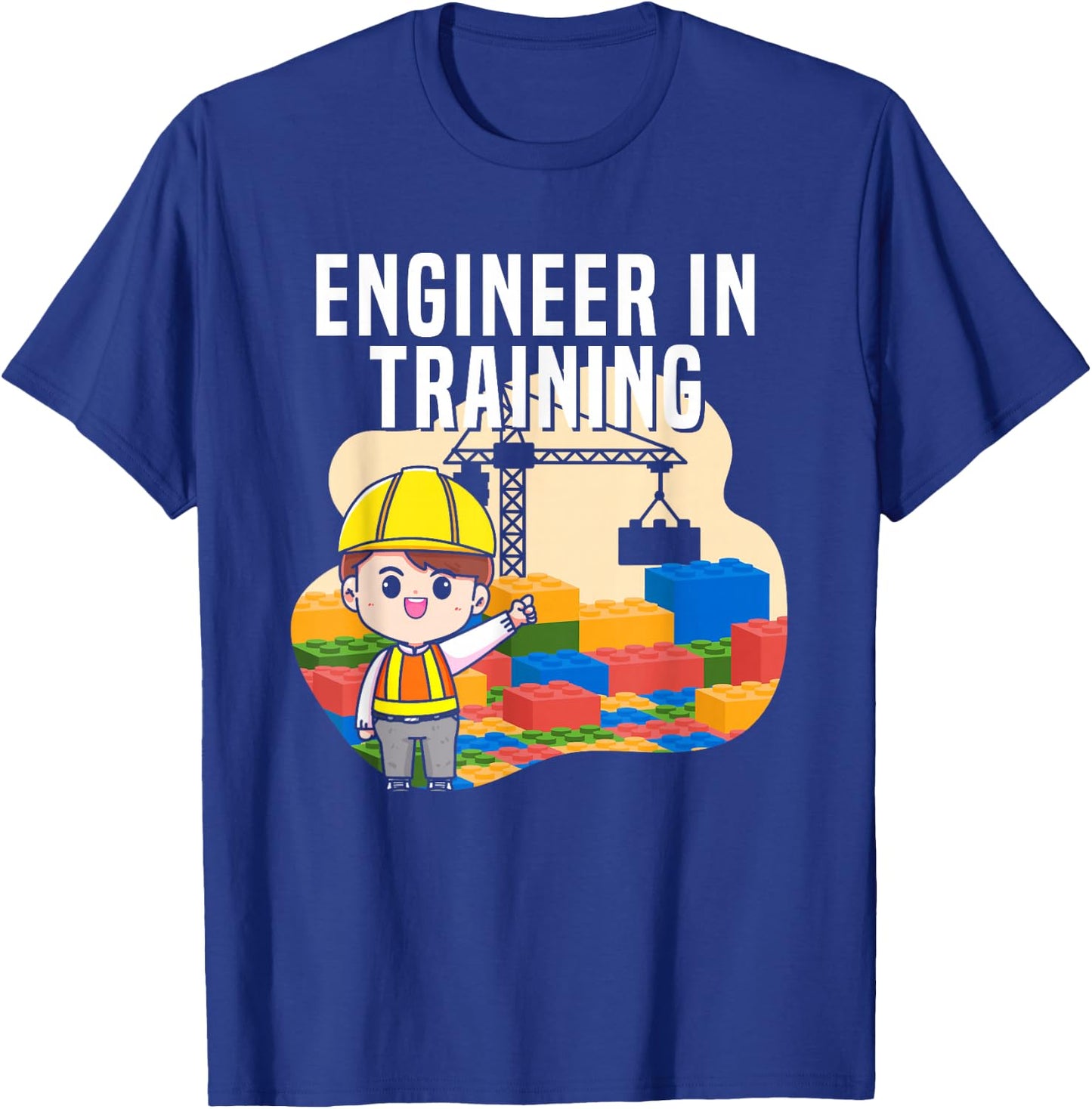 Engineer In Training | Building Blocks | Master Builder T-Shirt - T-Shirt | Royal