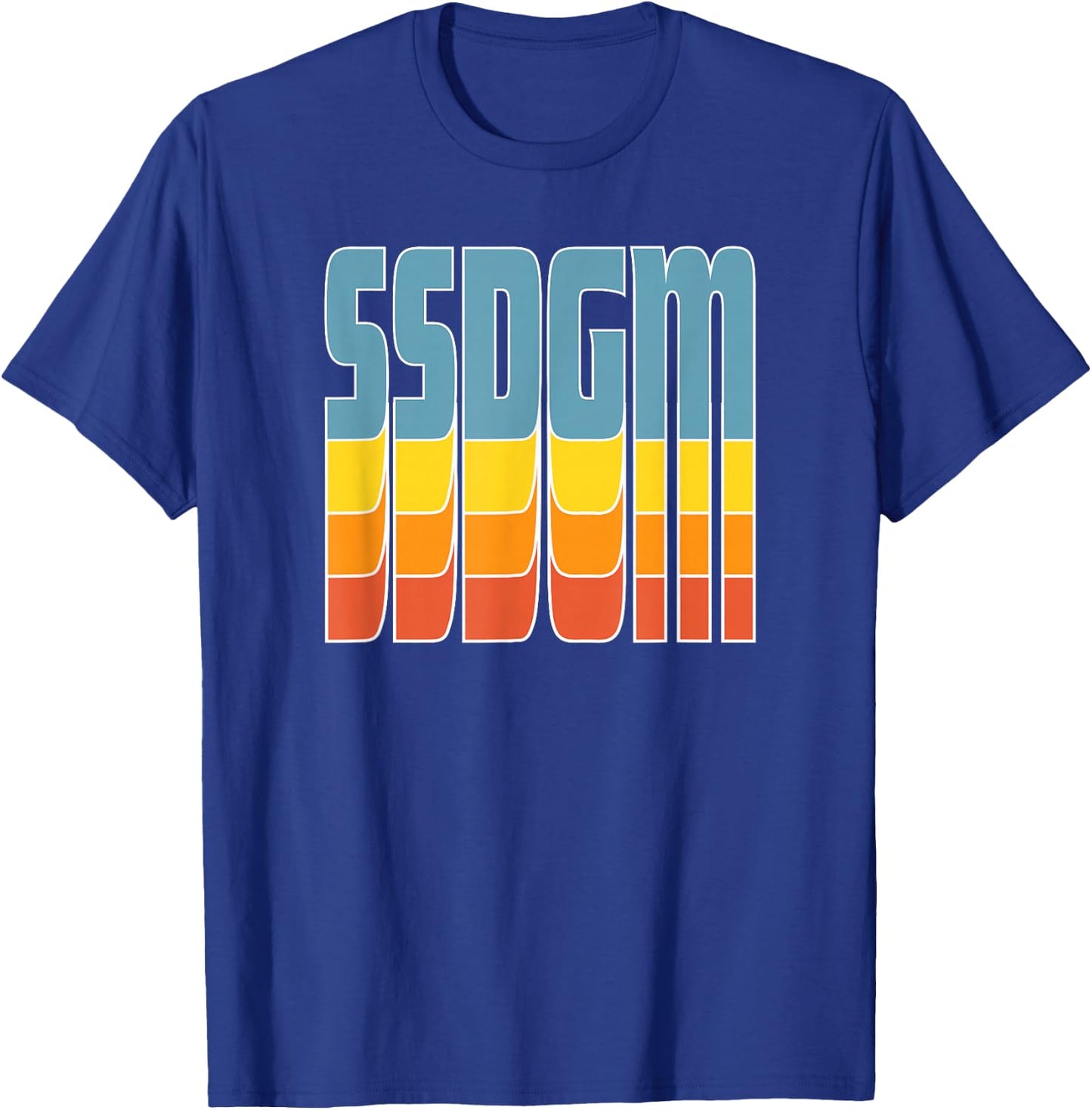 SSDGM Retro Classic Vintage T-Shirt - T-Shirt | Royal