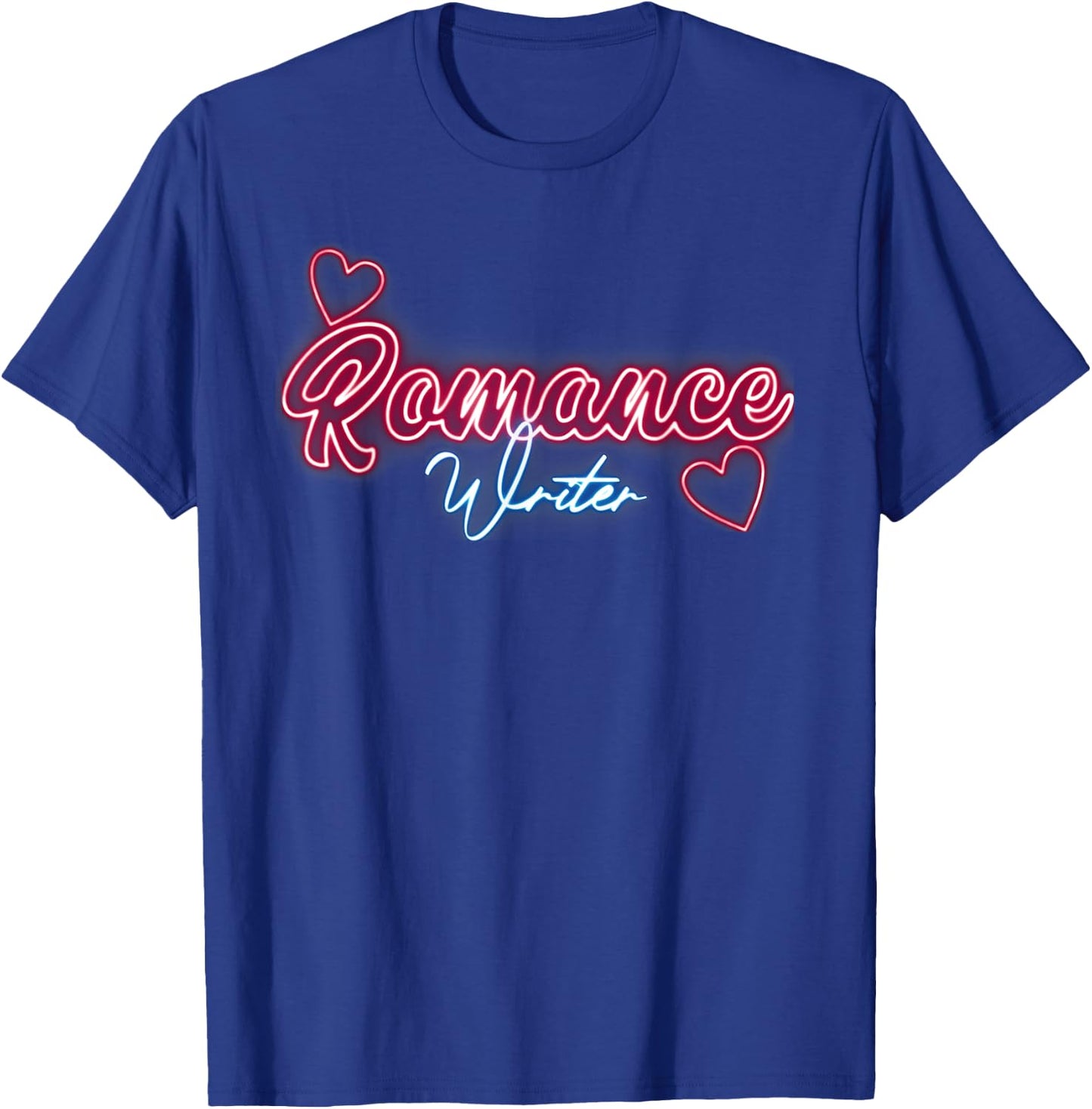 Romance Writer Book Author Literary Novelist Writing Genre T-Shirt - T-Shirt | Royal