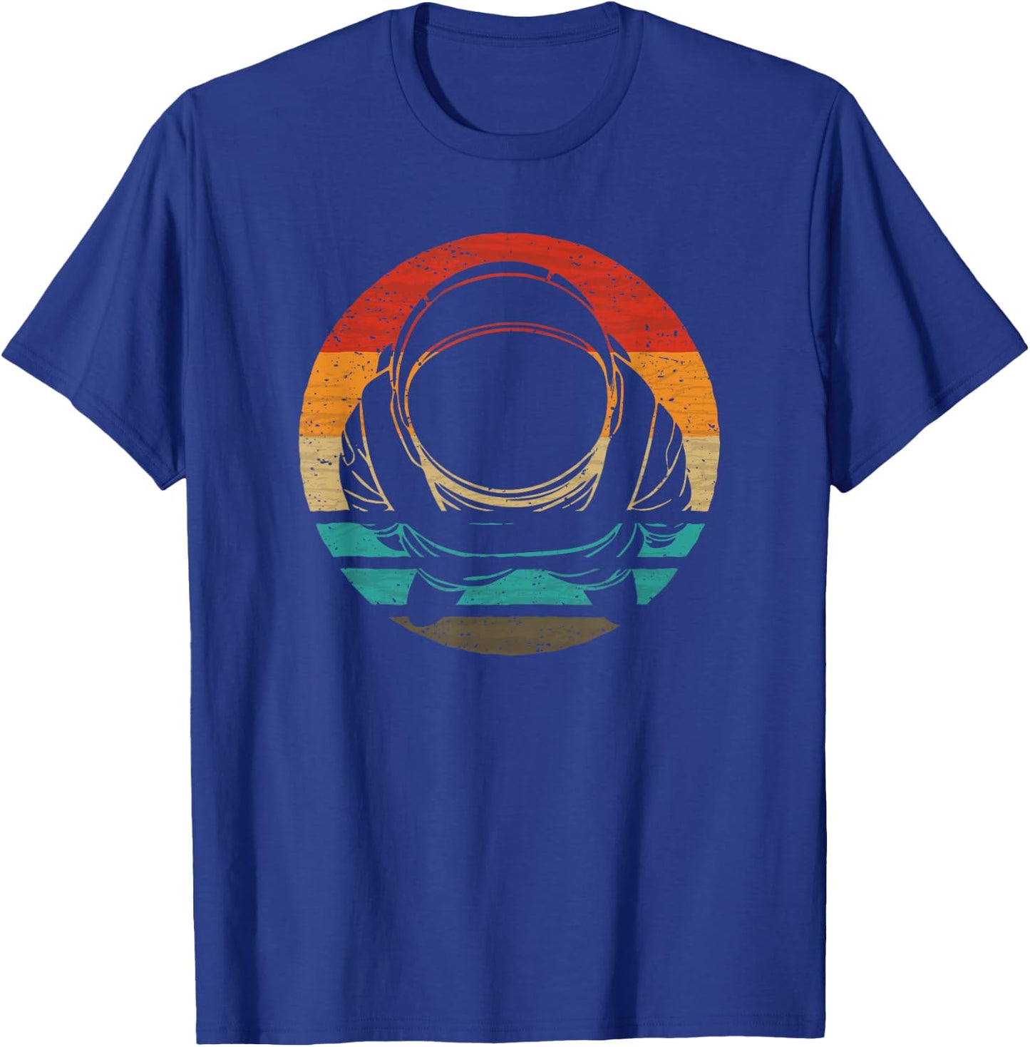 Space Astronaut Retro Style Vintage T-Shirt - T-Shirt | Royal