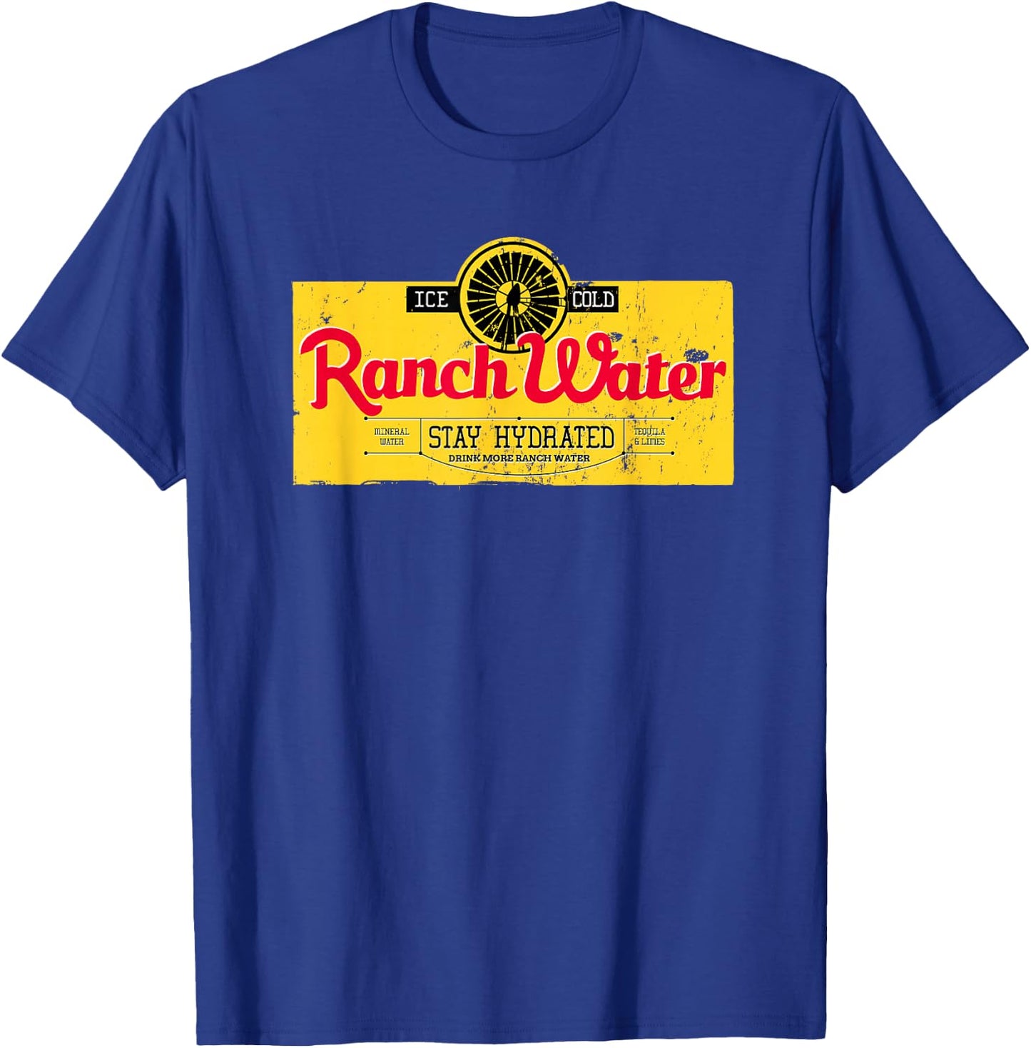 Drink Ranch Water Proud Southern Pride Thing Vintage Graphic T-Shirt - T-Shirt | Royal