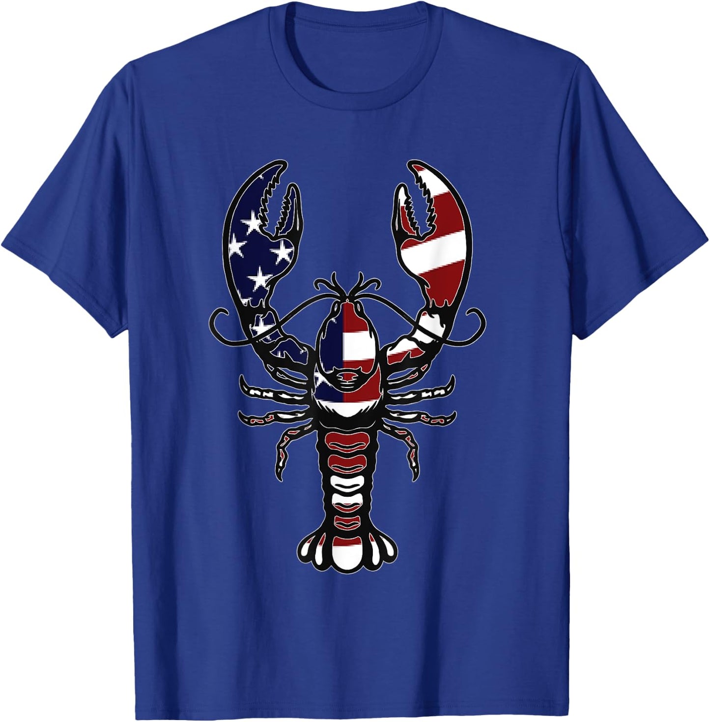 American Crayfish Outfit Louisiana Crawfish USA T-Shirt - T-Shirt | Royal