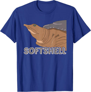 Softshell Turtle Apalone Trionyx Pelodiscus Softshell T-Shirt - T-Shirt | Royal