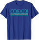 Miami Florida Retro Vintage Weathered T-Shirt - T-Shirt | Royal