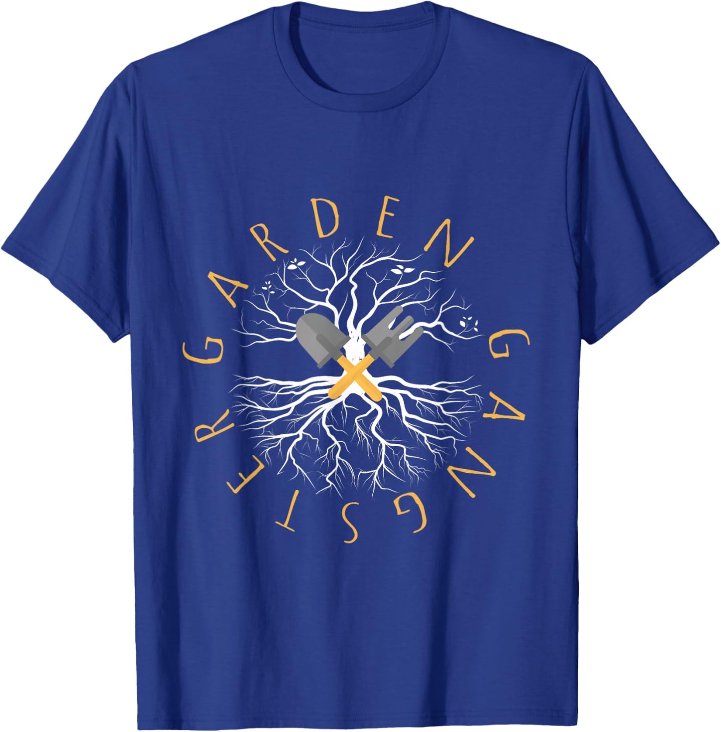 Garden Gangster Funny Gardening Tools Plant Lovers Botanical T-Shirt - T-Shirt | Royal
