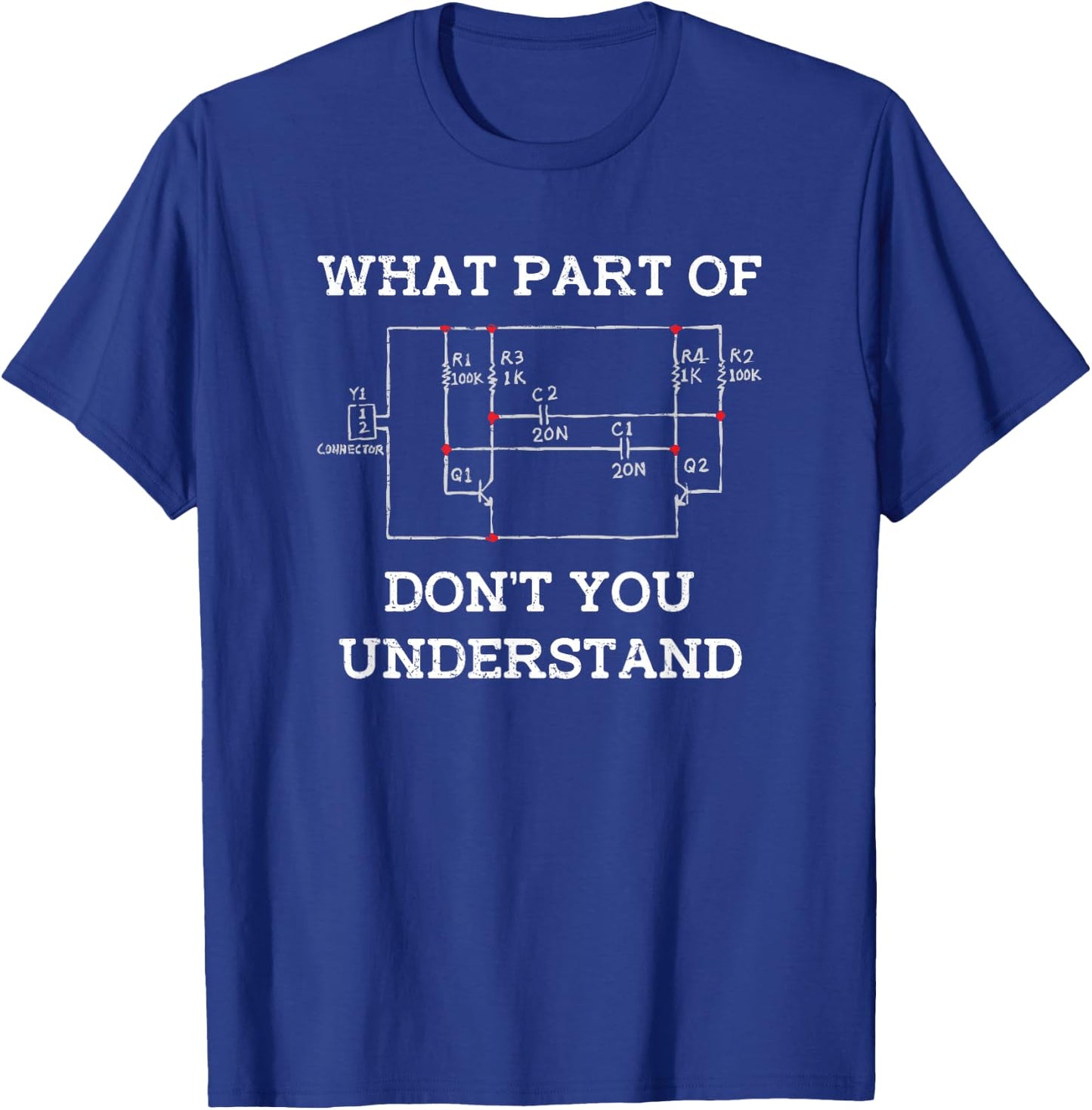 Electrical Engineer Gifts - Circuit Board Nerd T-Shirt - T-Shirt | Royal