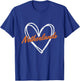 Netherlands Heart Vintage Retro Gift Women Kids T-Shirt - T-Shirt | Royal