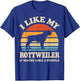 I Like My Rottweiler And Maybe Like 3 People Dog Lover Gifts Women T-Shirt - T-Shirt | Royal