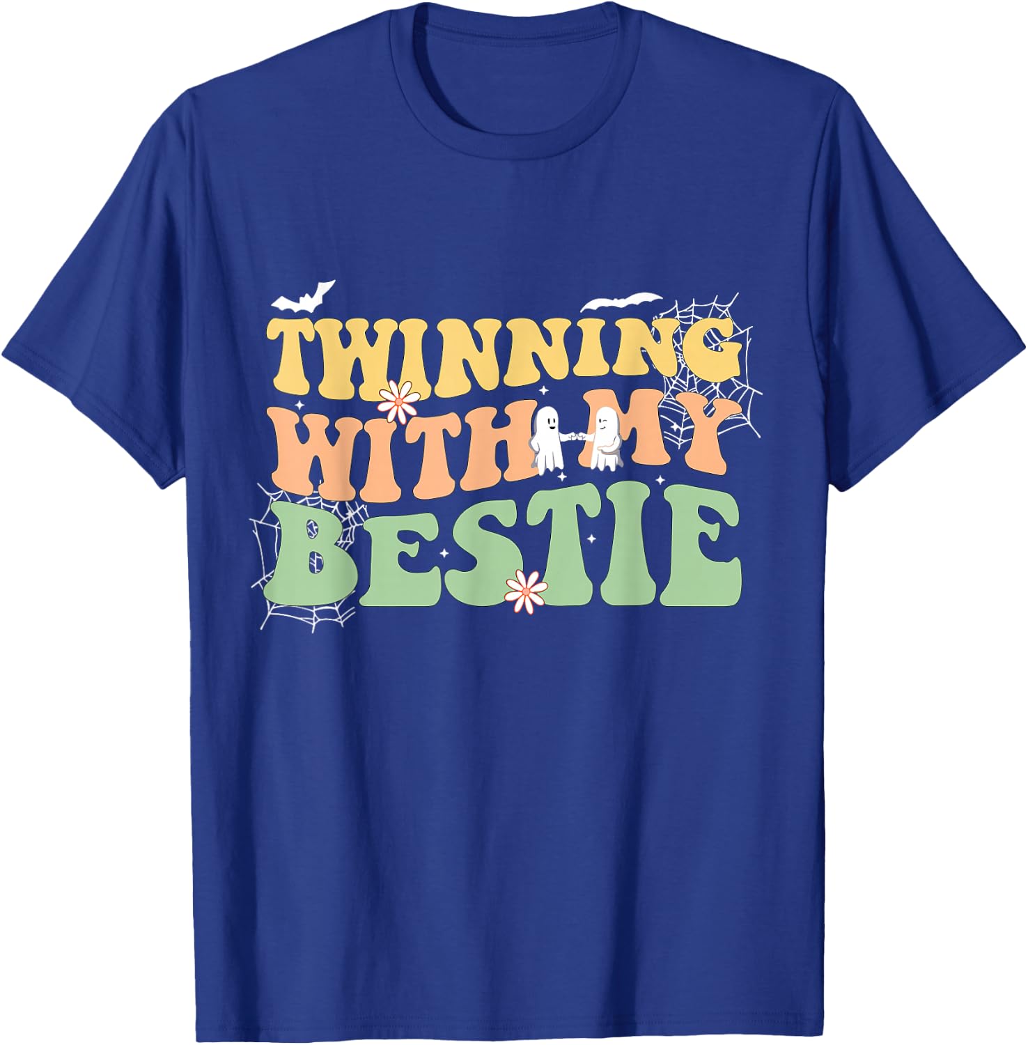 Halloween Twin Besties Ghosts Friend Twinning with My Bestie T-Shirt - T-Shirt | Royal