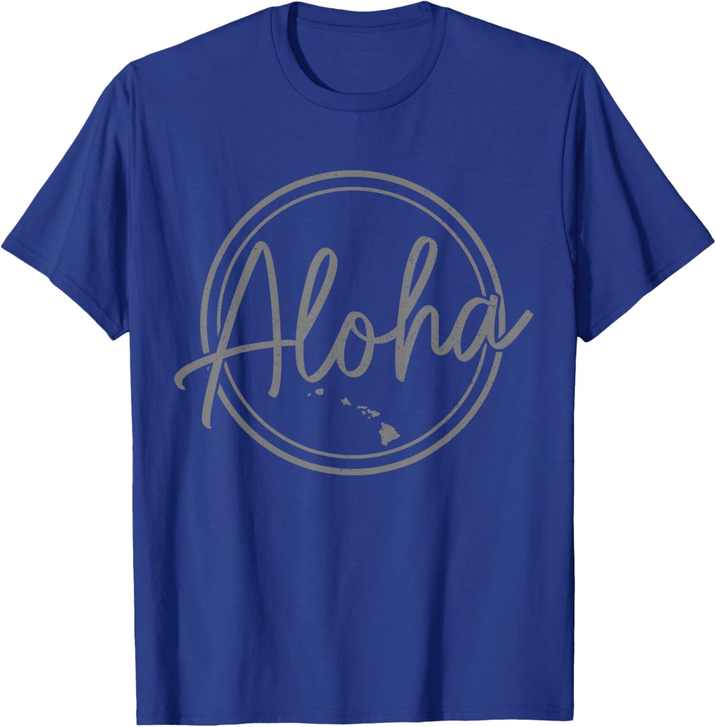 Hawaii Aloha Hawaiian Islands Surfer Souvenir T-Shirt - T-Shirt | Royal