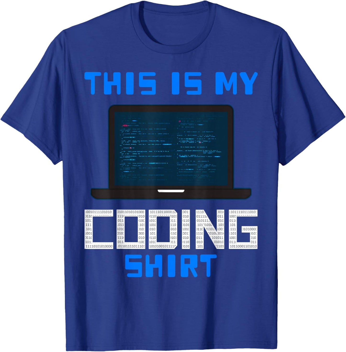 Kids Coding T Shirt Gift Computer Programmer Geek Nerd T-Shirt - T-Shirt | Royal