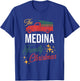 The Medina Family Christmas Matching Pajamas Group Gift T-Shirt - T-Shirt | Royal
