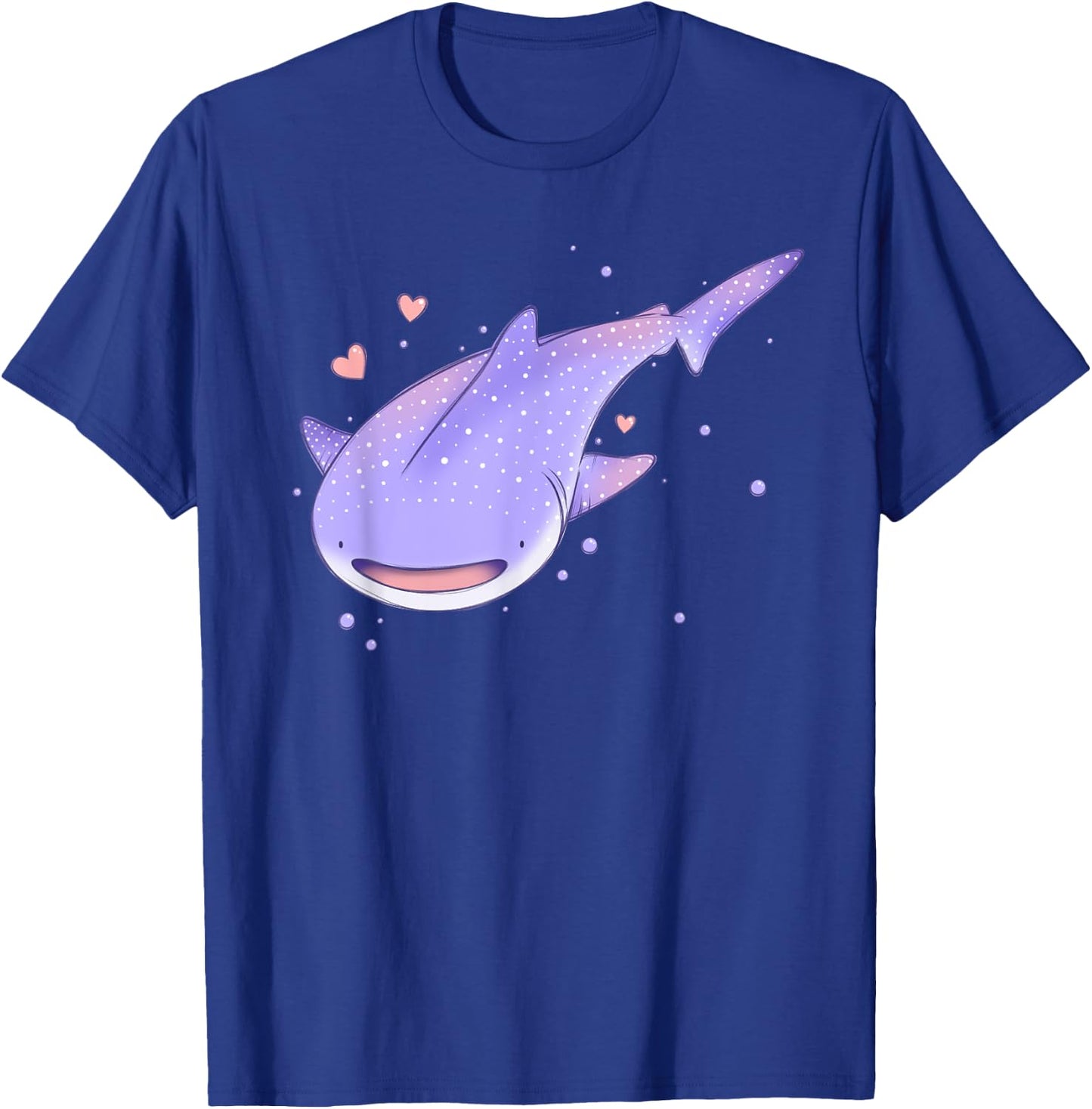 Cute Kawaii Pastel Whale Shark Sea Creature T-Shirt - T-Shirt | Royal