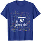 Square Root Of 81 - 9th Birthday 9 Year Old Math Bday T-Shirt - T-Shirt | Royal