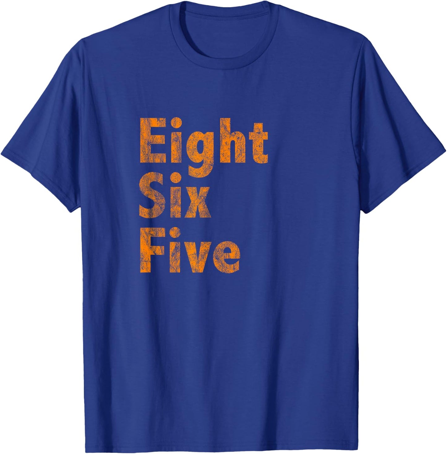 865 Area Code Tennessee Knoxville Eight Six Five Fan T-Shirt - T-Shirt | Royal