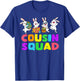 Easter Cousin Crew Squad Boys Cute Rabbits Easter Bunny Eggs T-Shirt - T-Shirt | Royal