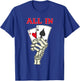 Poker Men 7 2 Skeleton Hand Texas Holdem Poker Player T-Shirt - T-Shirt | Royal