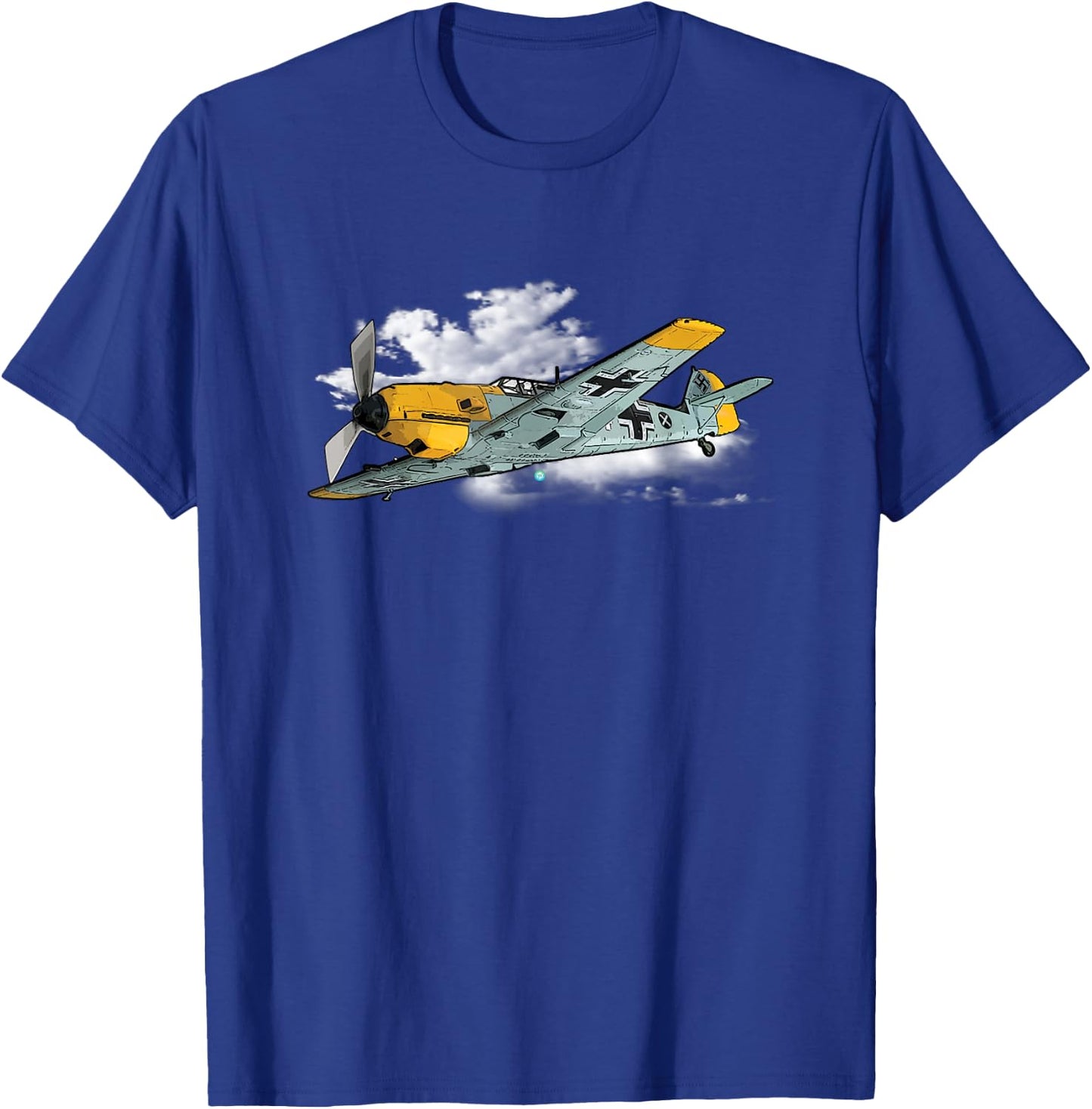 Bf-109 WWII German Luftwaffe Pilot Gift Airplane Gift T-Shirt - T-Shirt | Royal