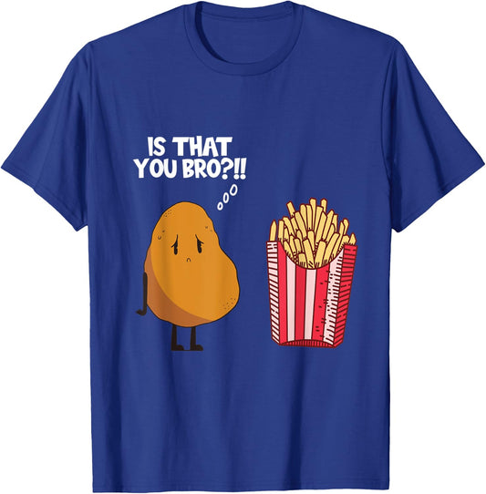 Potato Is That You Bro Funny French Fries Potatoes Boys Girl T-Shirt - T-Shirt | Royal