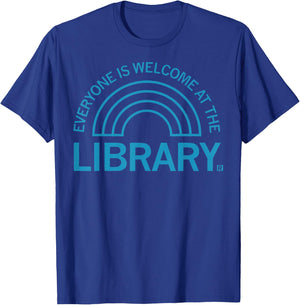 Everyone Is Welcome At The Library 2023 T-Shirt - T-Shirt | Royal