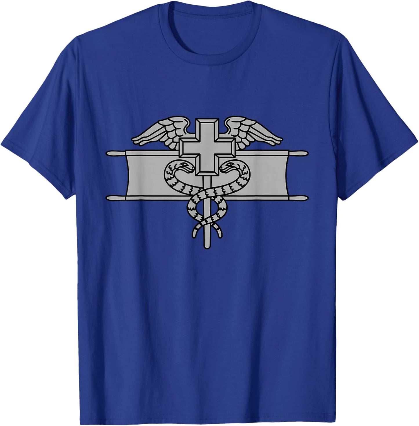 US Army Expert Field Medical Badge (EFMB) - 68W T-Shirt - T-Shirt | Royal