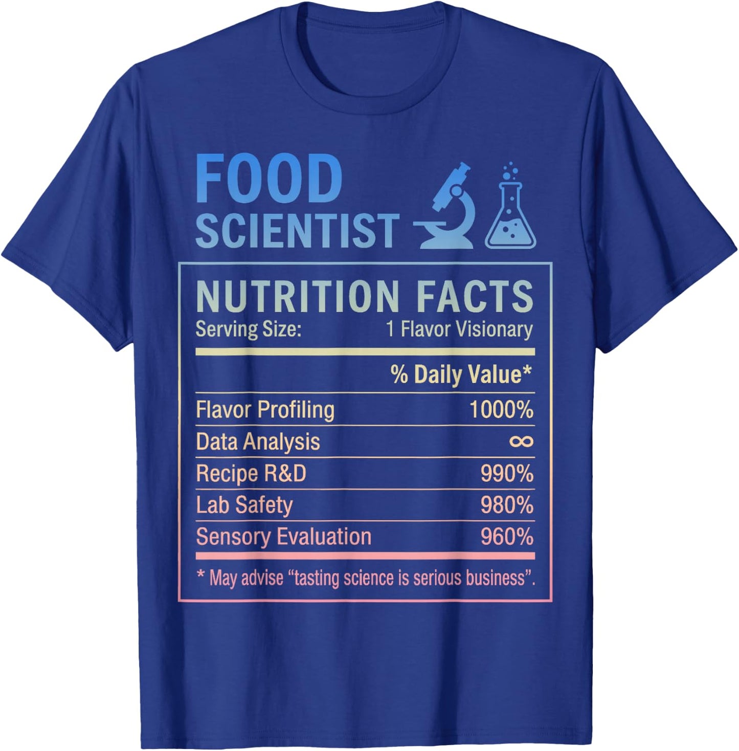 Food Scientist T-Shirt - T-Shirt | Royal