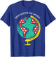 Read Across The World Globe Book Lover Bookworm Librarian T-Shirt - T-Shirt | Royal