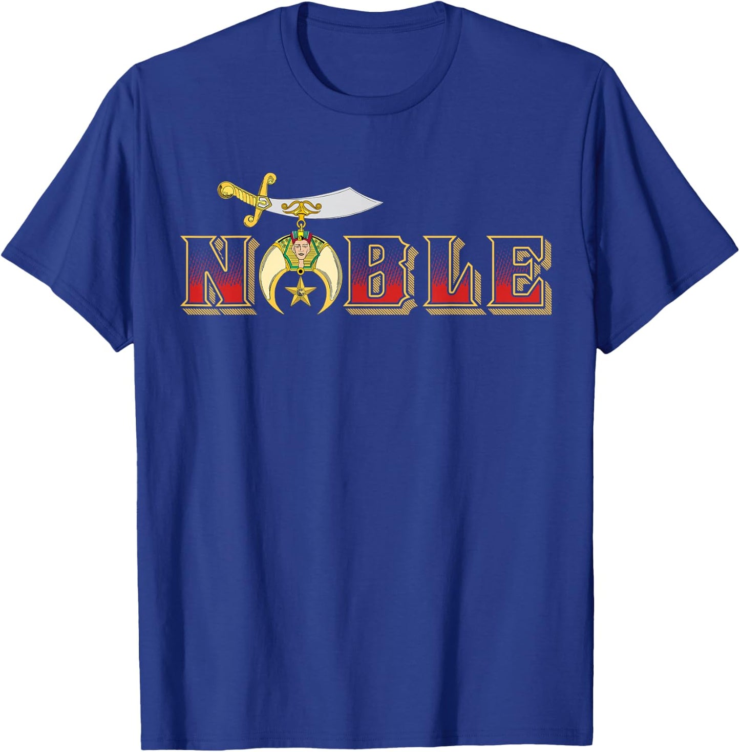 Noble Shriner AAONMS Emblem AEAONMS Mason Parents' Day T-Shirt - T-Shirt | Royal