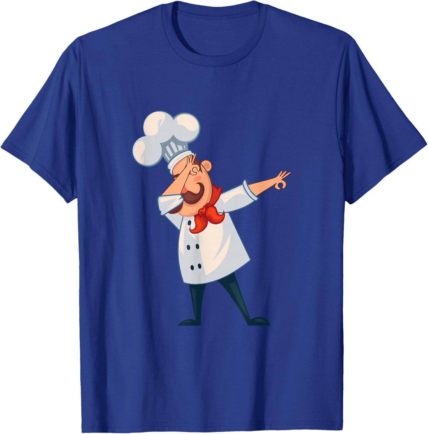 Dabbing Chef Comic Artwork For A Chef T-Shirt - T-Shirt | Royal