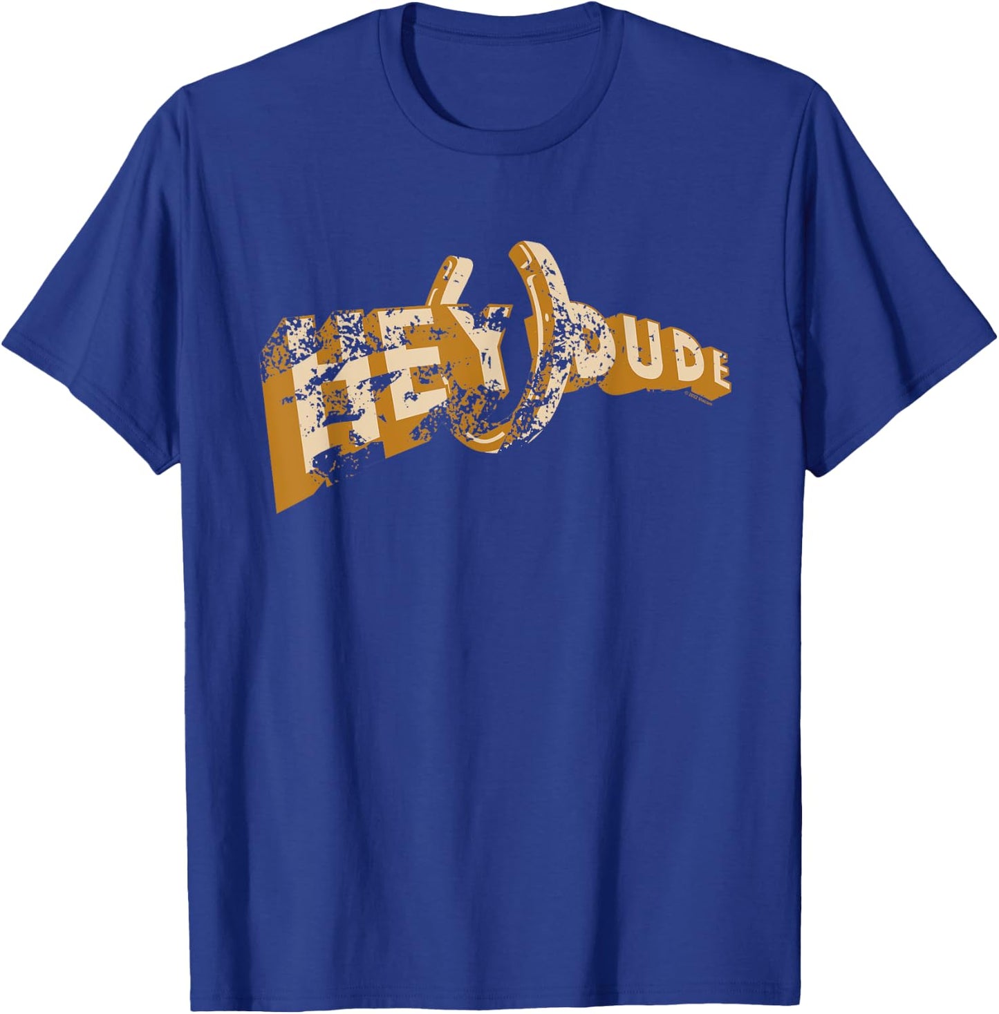 Hey Dude Horseshoe T-Shirt - T-Shirt | Royal