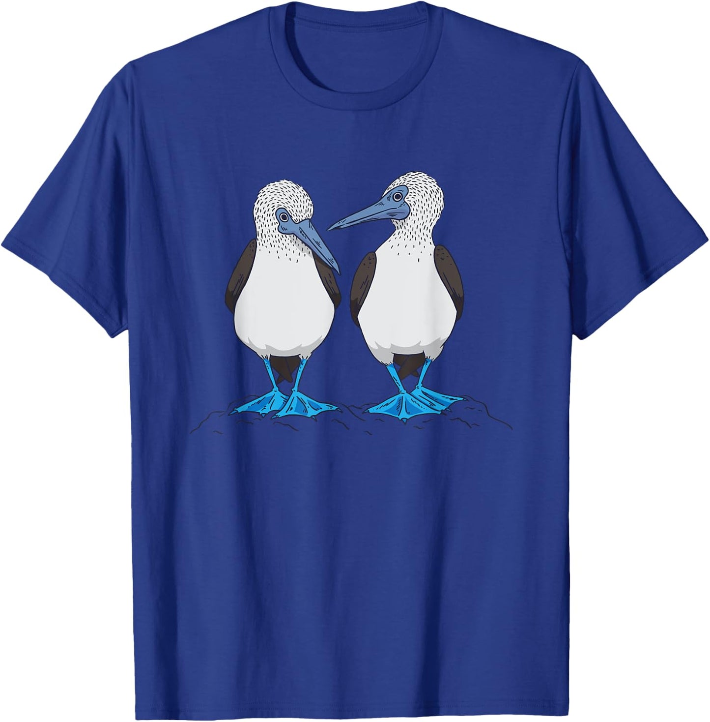 Boobies Seabirds Blue-footed Booby Bird T-Shirt - T-Shirt | Royal