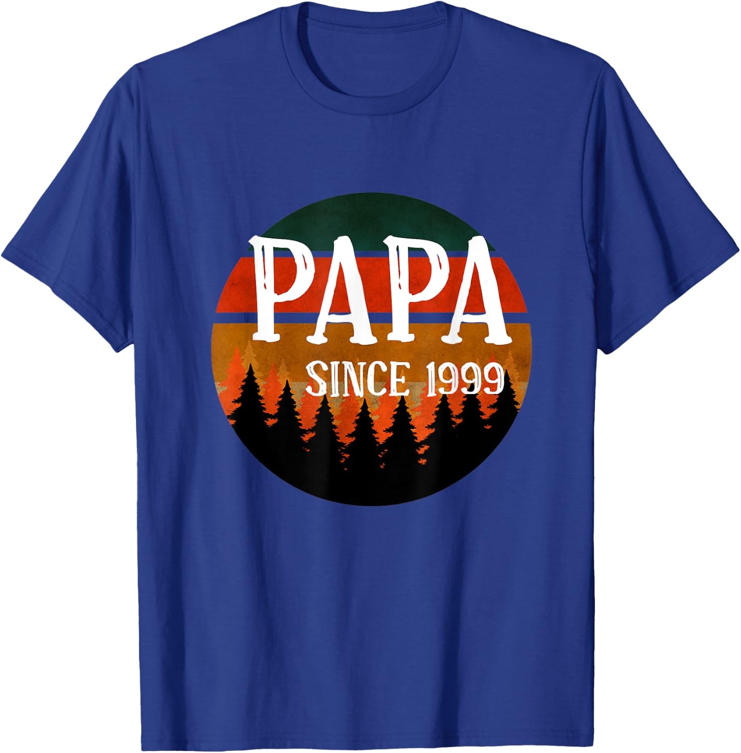Father's Day - Papa Since 1999 T-Shirt - T-Shirt | Royal