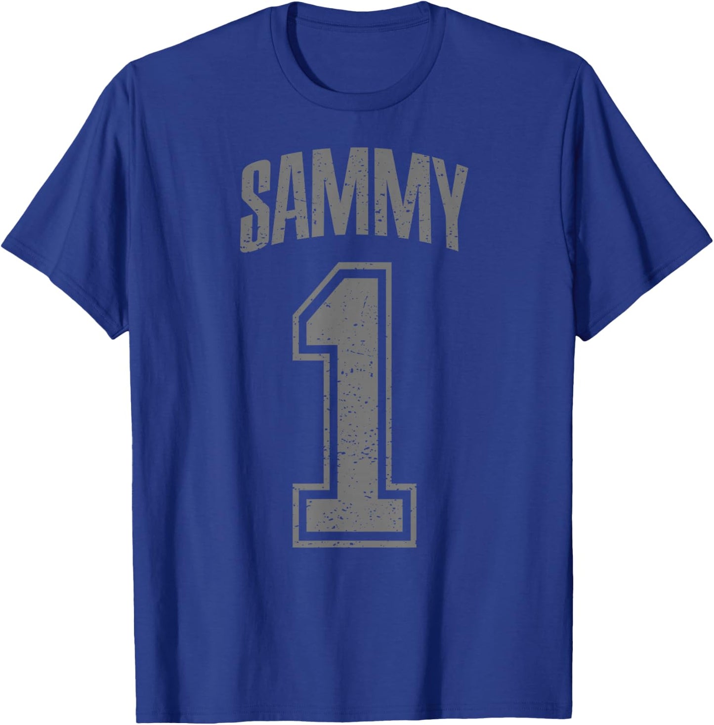 Sammy Supporter Number 1 Greatest Fan T-Shirt - T-Shirt | Royal