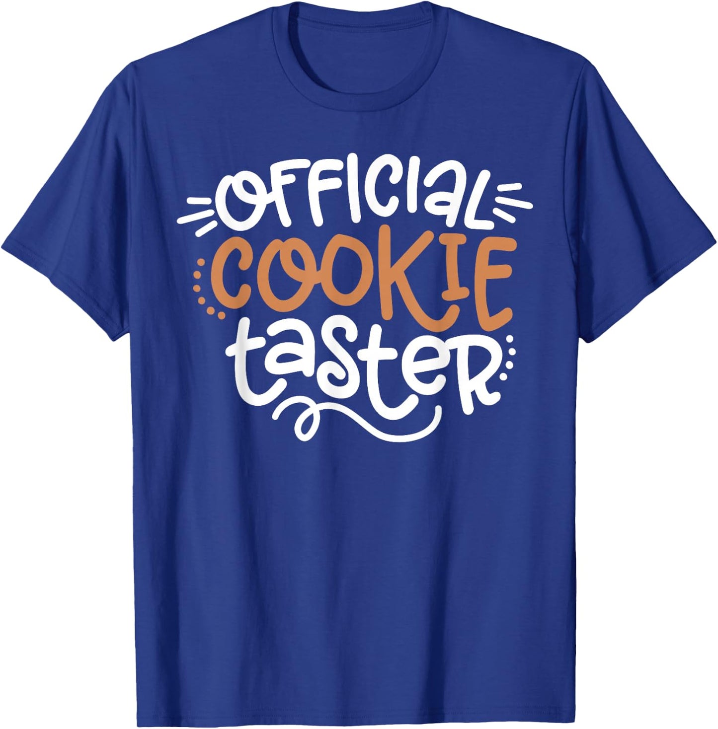 Official Cookie Taster Christmas Bakers Kids Toddler Xmas T-Shirt - T-Shirt | Royal