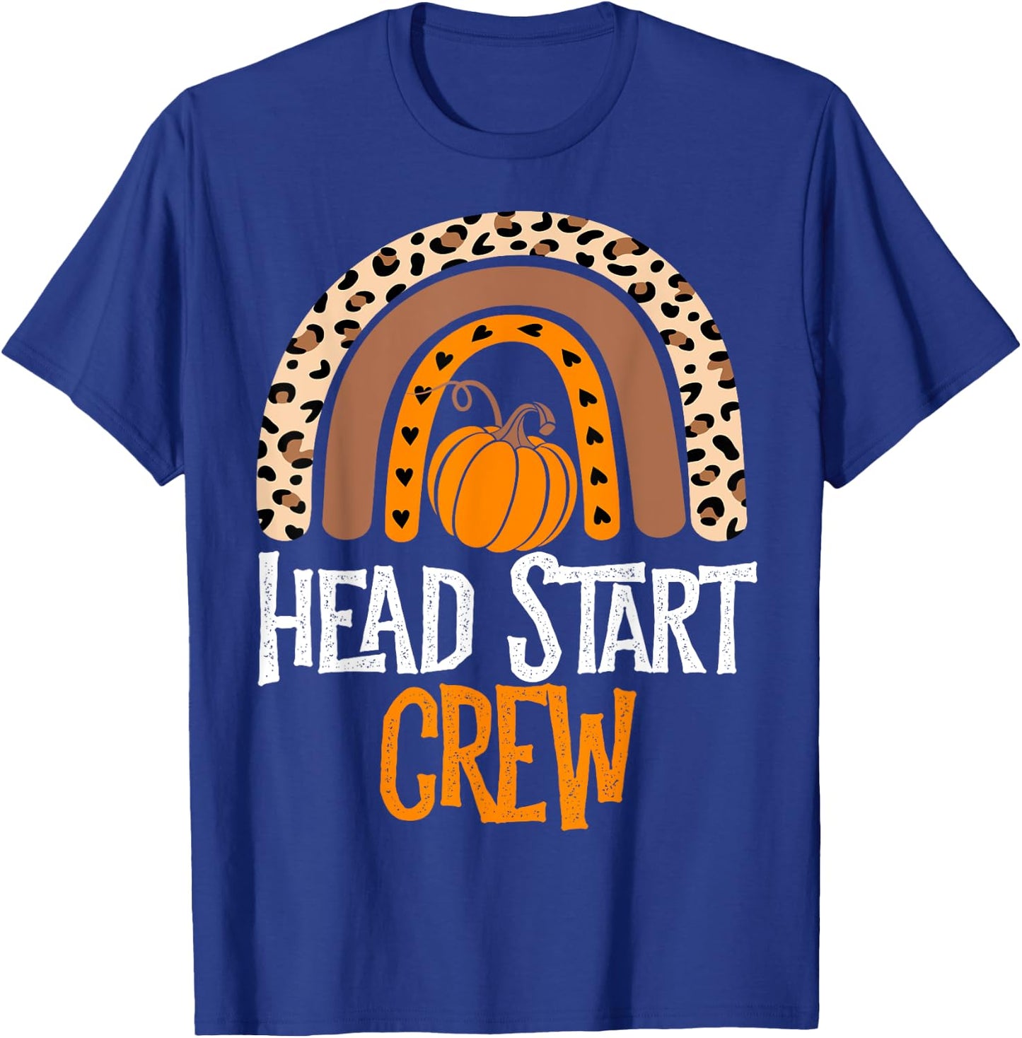 Thanksgiving Party School Matching Head Start Crew Fall T-Shirt - T-Shirt | Royal