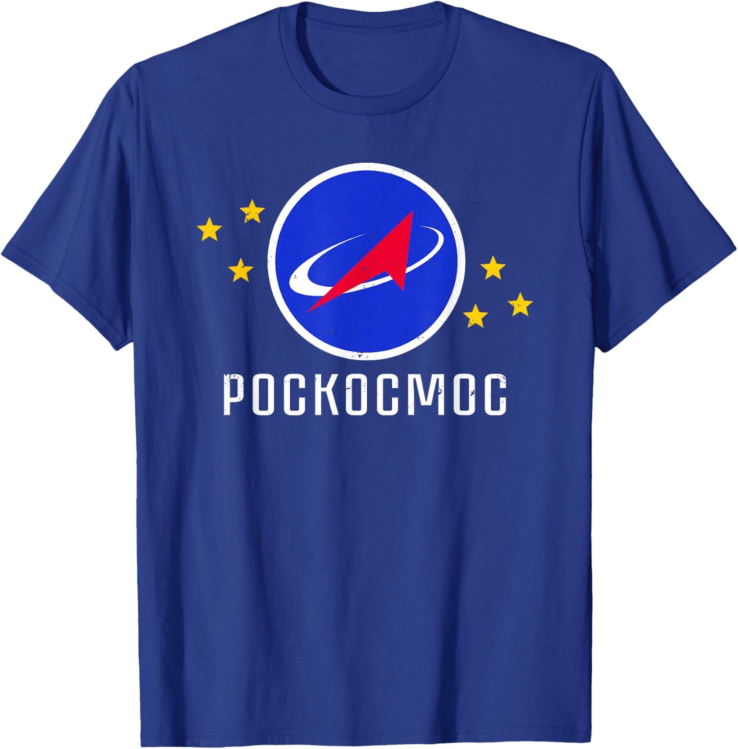 Roscosmos Space Russian Authority Russia Sputnik T-Shirt - T-Shirt | Royal